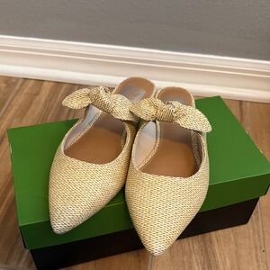 DV by Dolce Vita Raffia Bow Flats